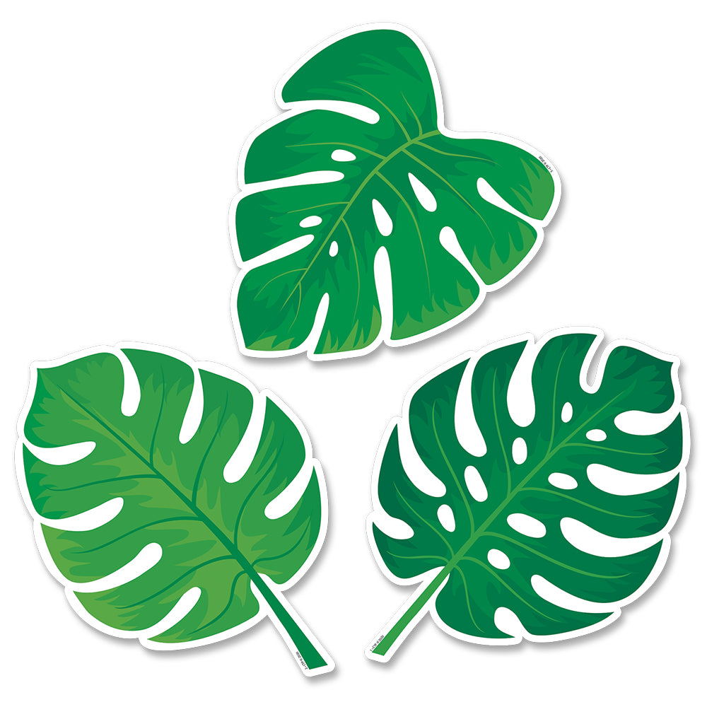 monstera leaf image Palm Paradise Monstera Leaves 6 Inch Designer Cut-Outs – Creative Teaching Press