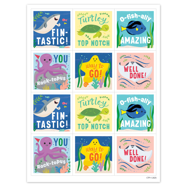 Sea Friends Reward Stickers by CREATIVE TEACHING PRESS
