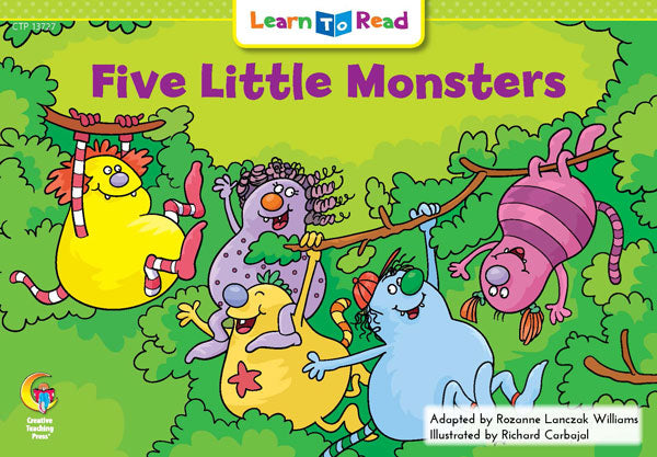 5 monsters a day Five Little Monsters – Creative Teaching Press