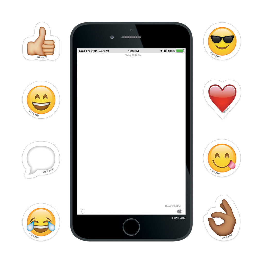 Emoji Smartphone 6" Designer Cut-Outs