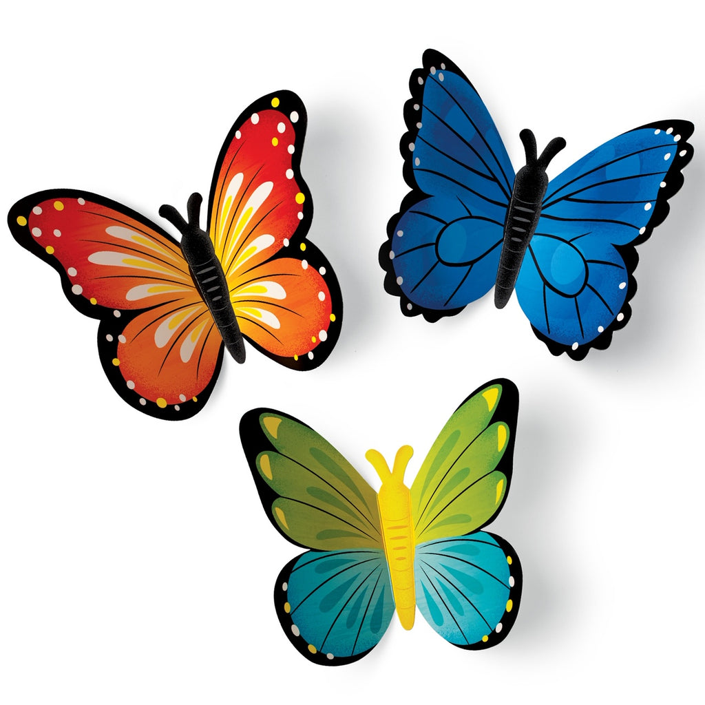 3D Pop Butterflies