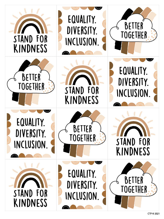 Diversity Rainbow Stickers