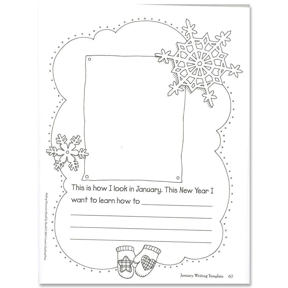 January Picture Frame Activity