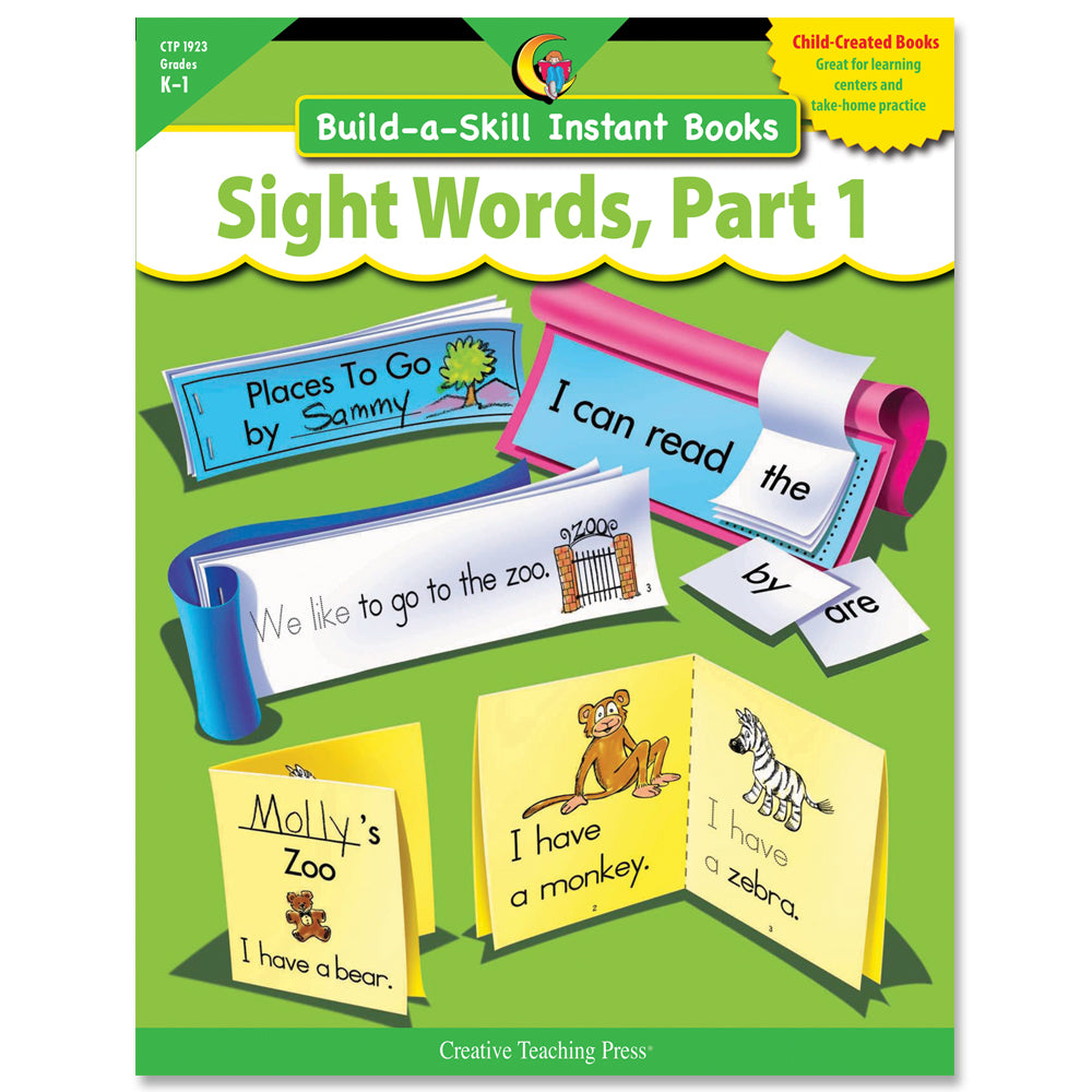 Build-a-Skill Instant Books: Sight Words, Part 1, eBook