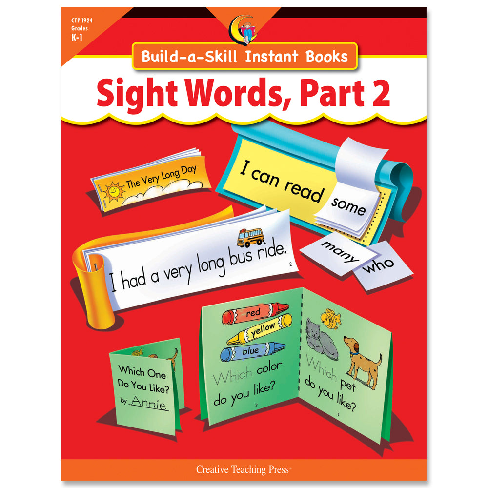 Build-a-Skill Instant Books: Sight Words, Part 2, Open eBook