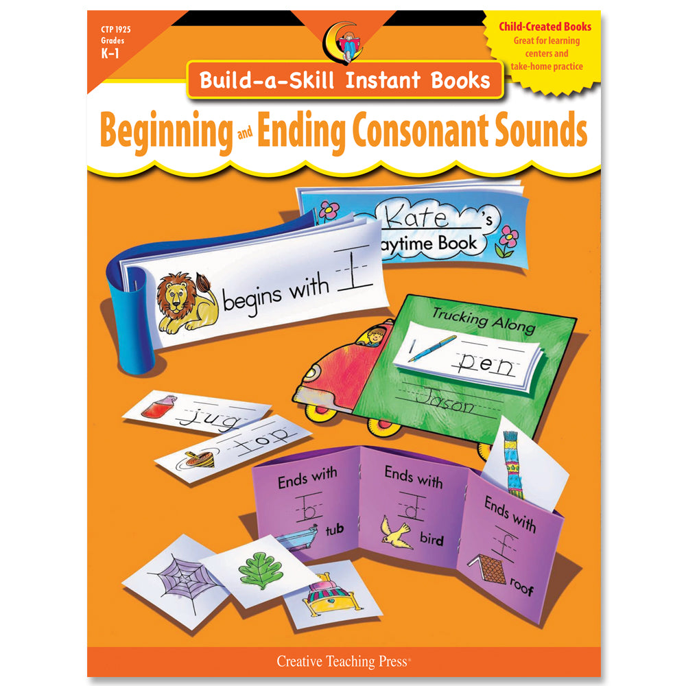 Build-a-Skill Instant Books: Beginning and Ending Consonant Sounds, Open eBook