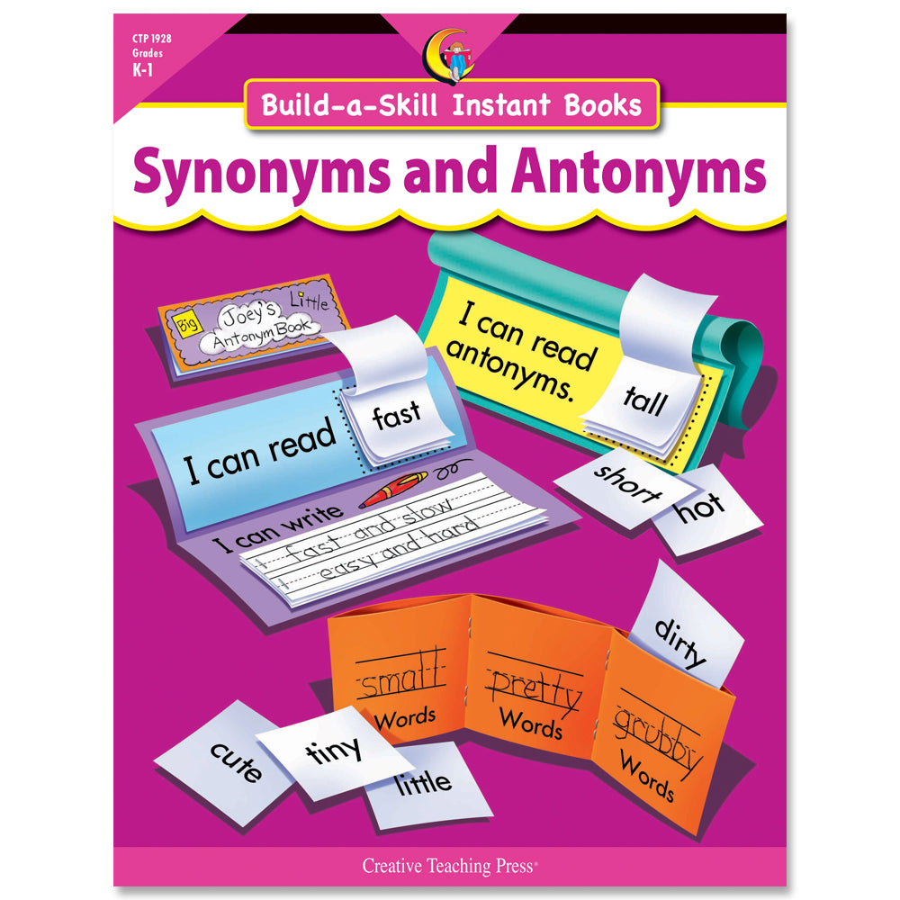 Build-a-Skill Instant Books: Synonyms and Antonyms, Gr. K–1, eBook