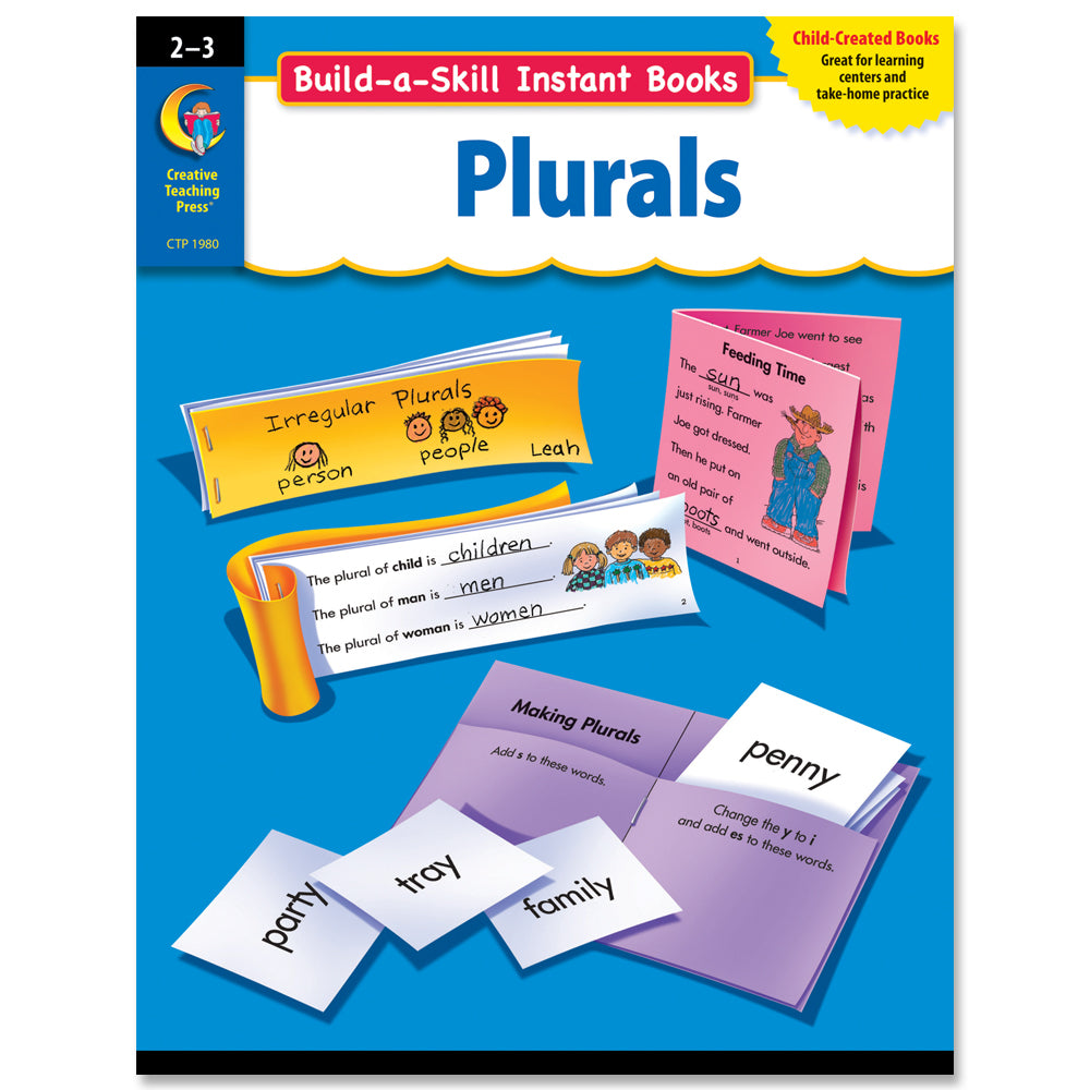 Build-a-Skill Instant Books: Plurals, Gr. 2–3, eBook