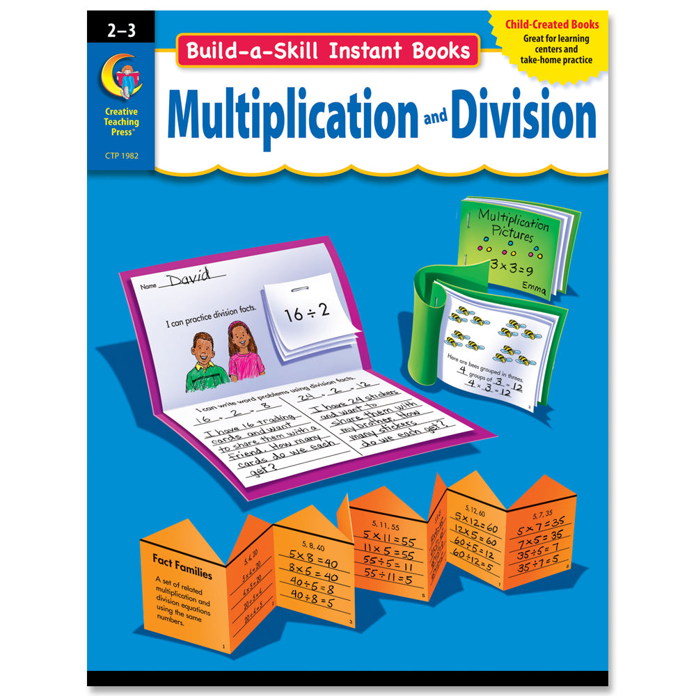Build-a-Skill Instant Books: Multiplication and Division, Gr. 2–3, Open eBook