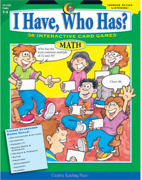 I Have, Who Has? Math, Gr. 5-6, Open eBook