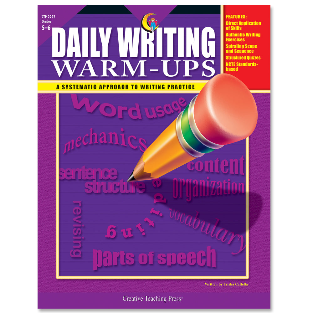 Daily Writing Warm-Ups, Gr. 5-6, eBook