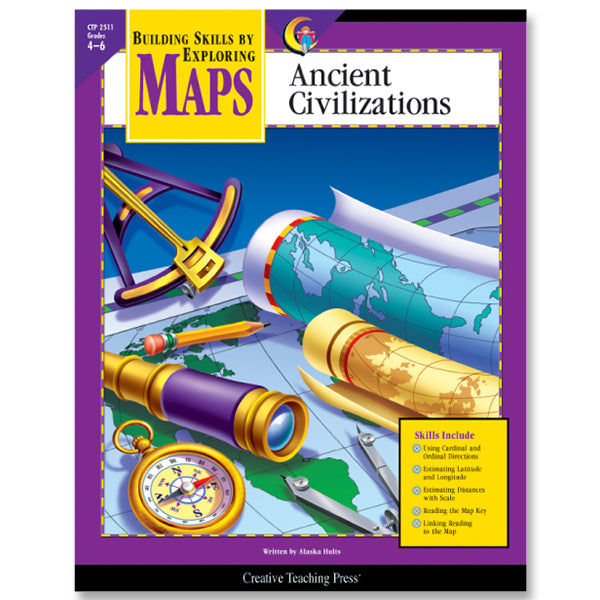 Maps: Ancient Civilization, Gr. 4-6, eBook