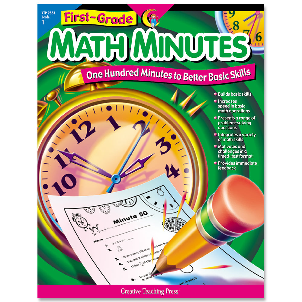 Math Minutes, 1st Grade, eBook