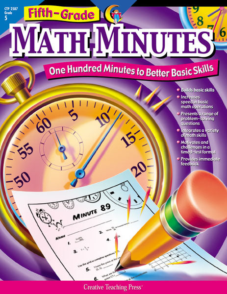 Math Minutes, 5th Grade, eBook