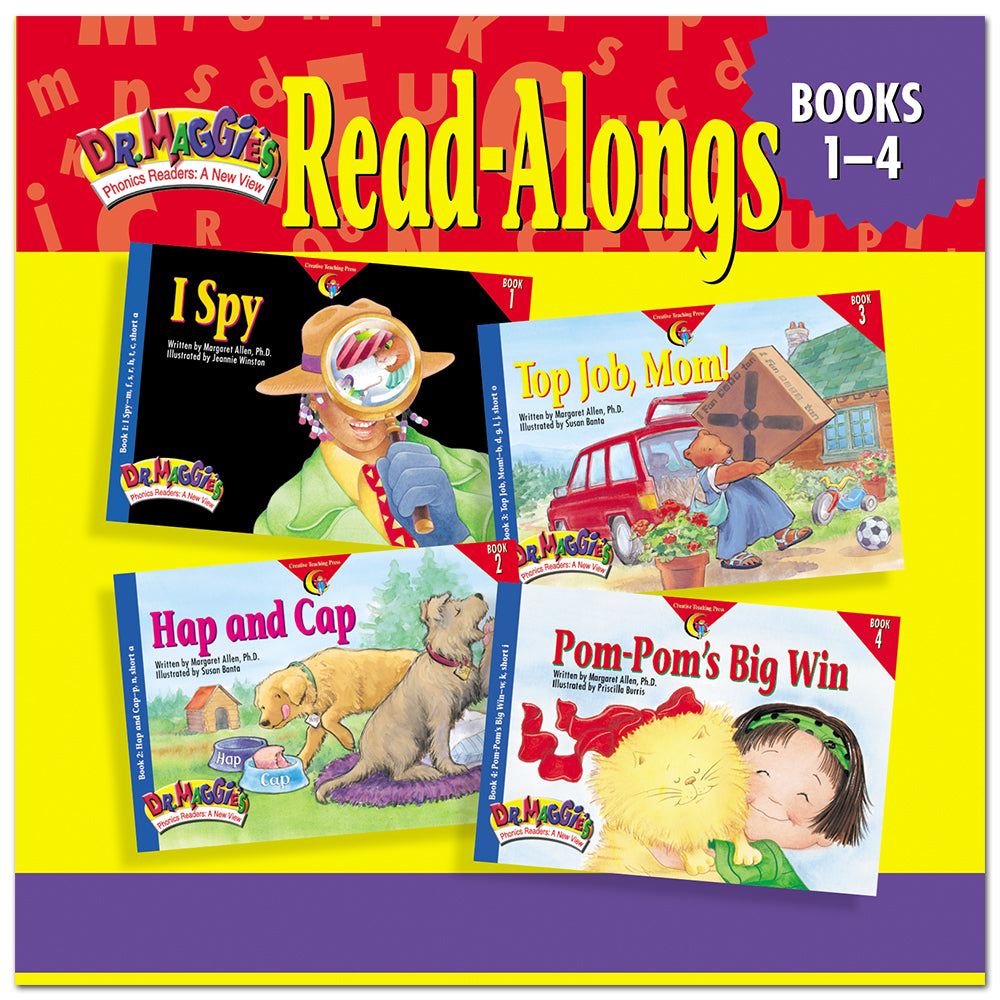 Dr. Maggie's Phonics Readers Read-Along Downloadable Audio: Books 1-4