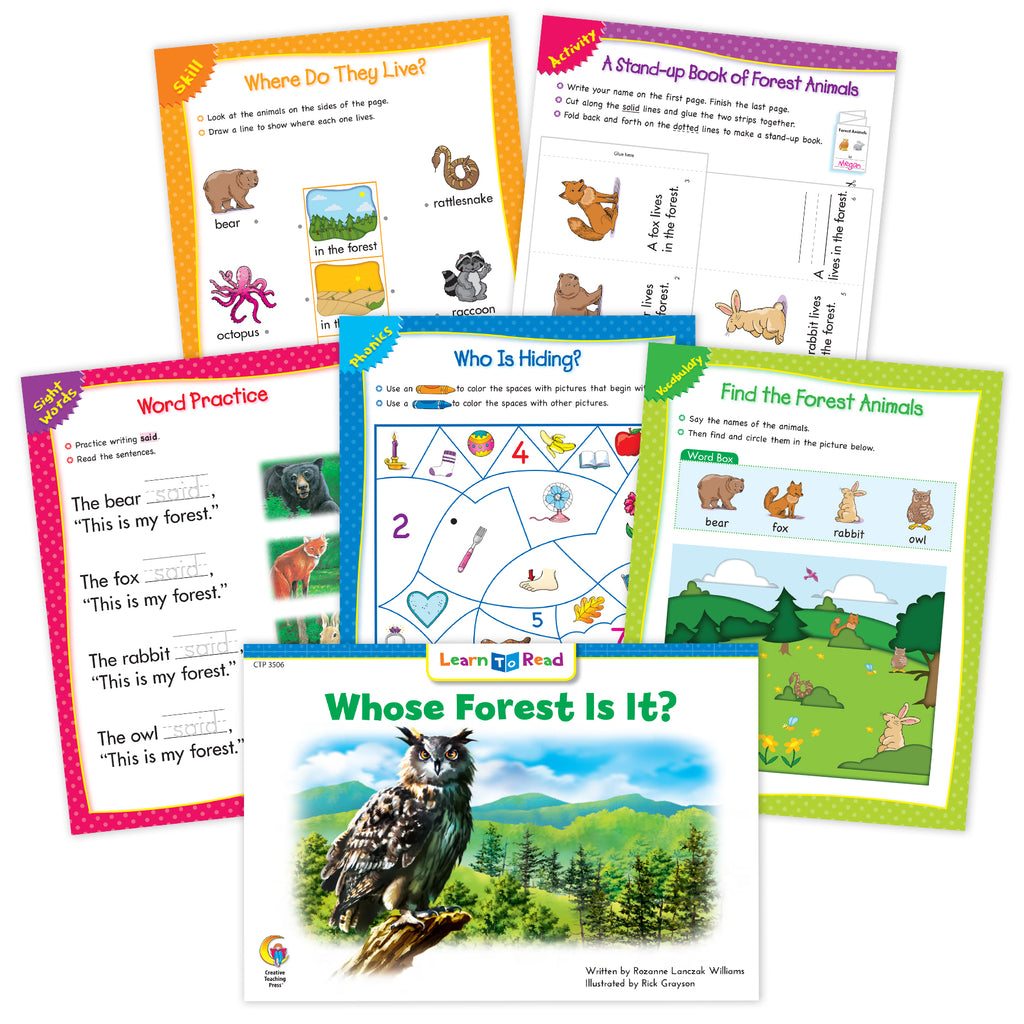 Whose Forest Is It? Ebook & Worksheets