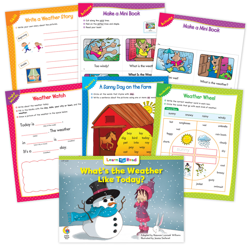 What's The Weather Like Today? Ebook & Worksheets