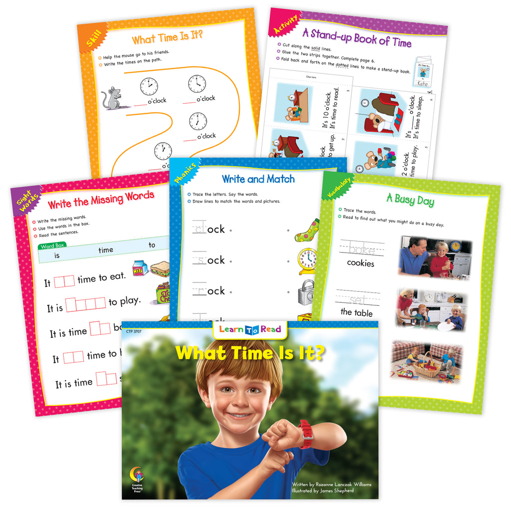 What Time Is It? Ebook & Worksheets