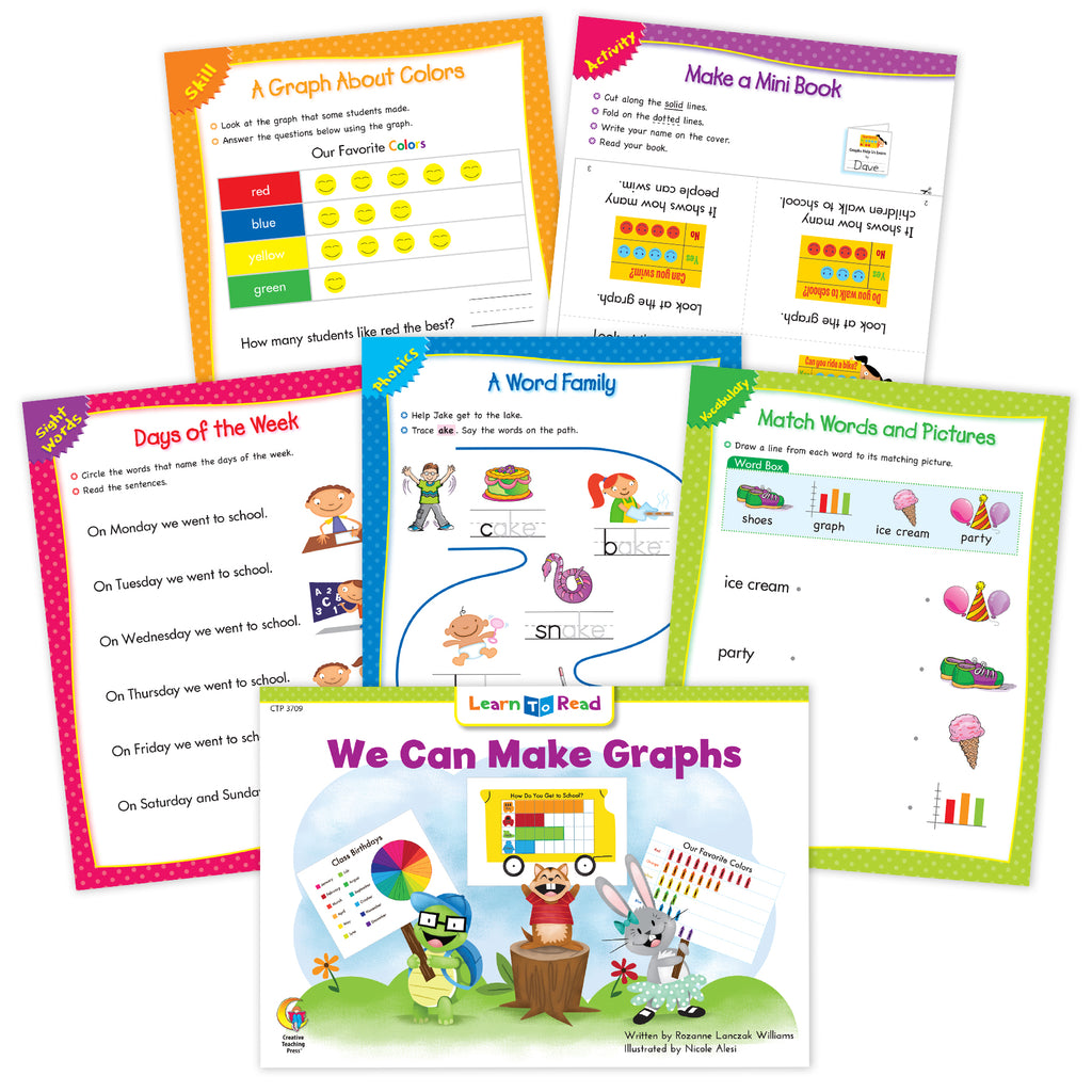 We Can Make Graphs Ebook & Worksheets