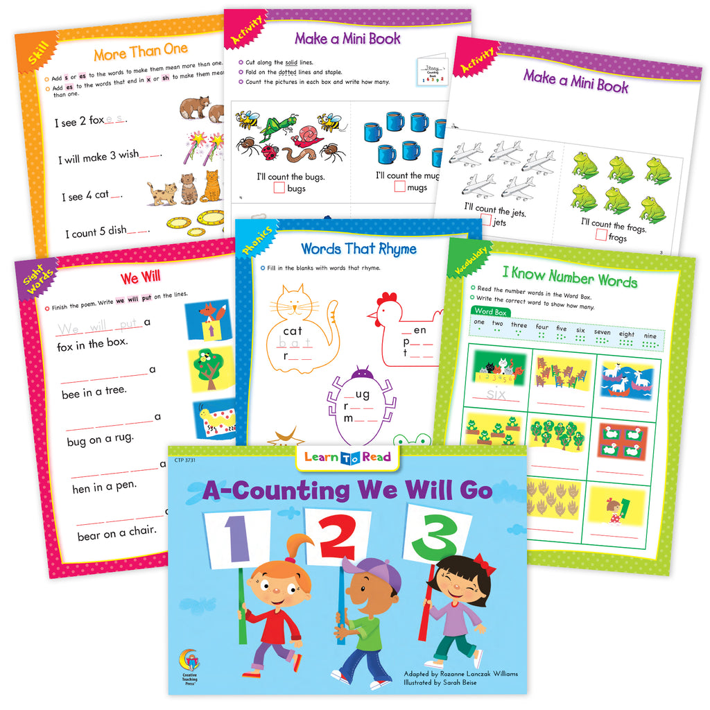 A-Counting We Will Go Worksheets