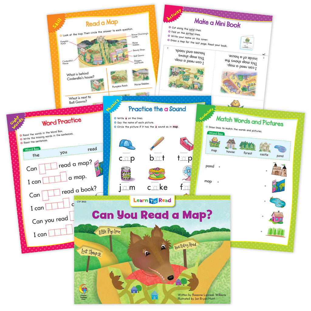 Can You Read A Map? Ebook & Worksheets
