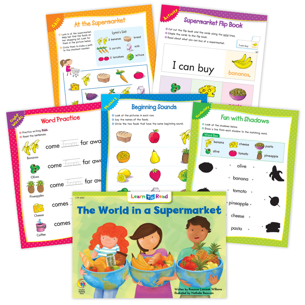 The World In A Supermarket Ebook & Worksheets