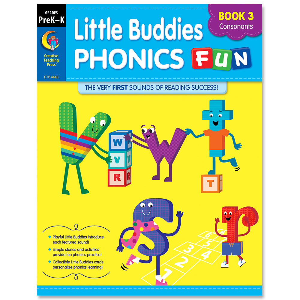 Little Buddies Phonics Fun, Book 3: Consonants, eBook