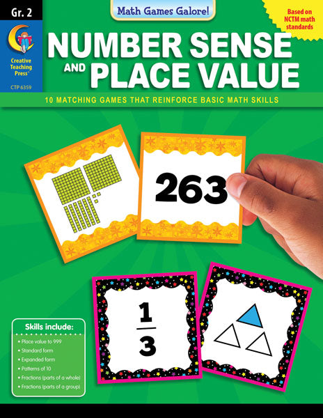 Number Sense and Place Value Interactive Learning Games, Gr. 2
