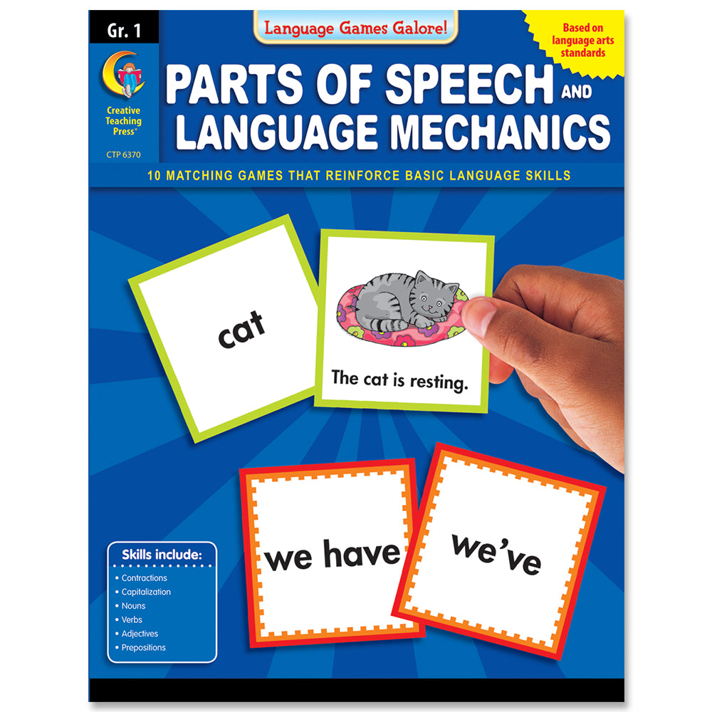 Language Games Galore: Parts of Speech and Language Mechanics, Gr. 1, eBook