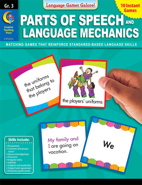 Language Games Galore: Parts of Speech and Language Mechanics, Gr. 3, eBook
