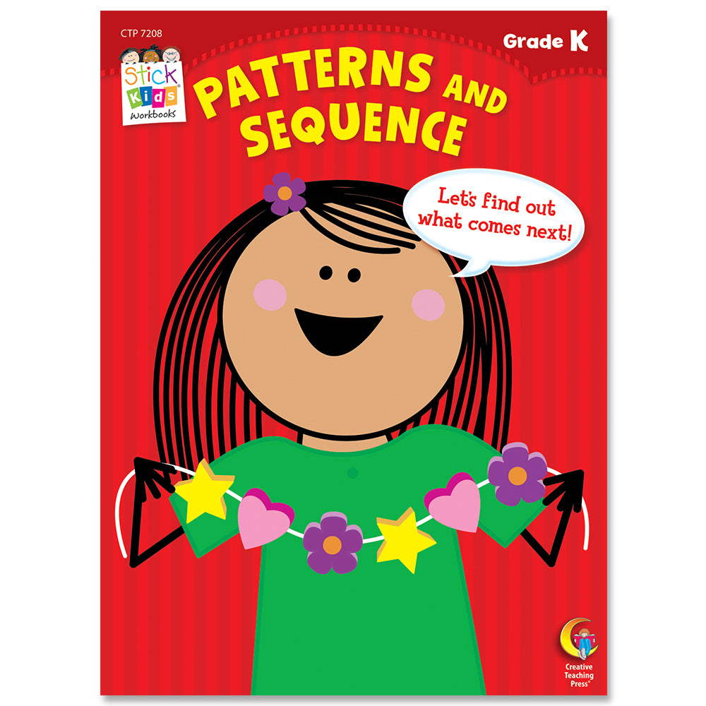 Patterns and Sequence Stick Kids Workbook, Grade K eBook
