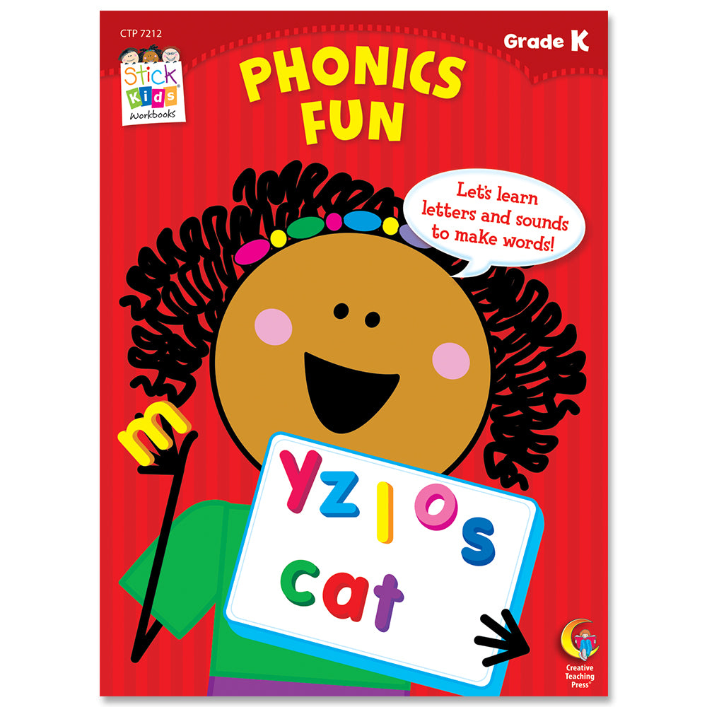 Phonics Fun Stick Kids Workbook, Grade K eBook