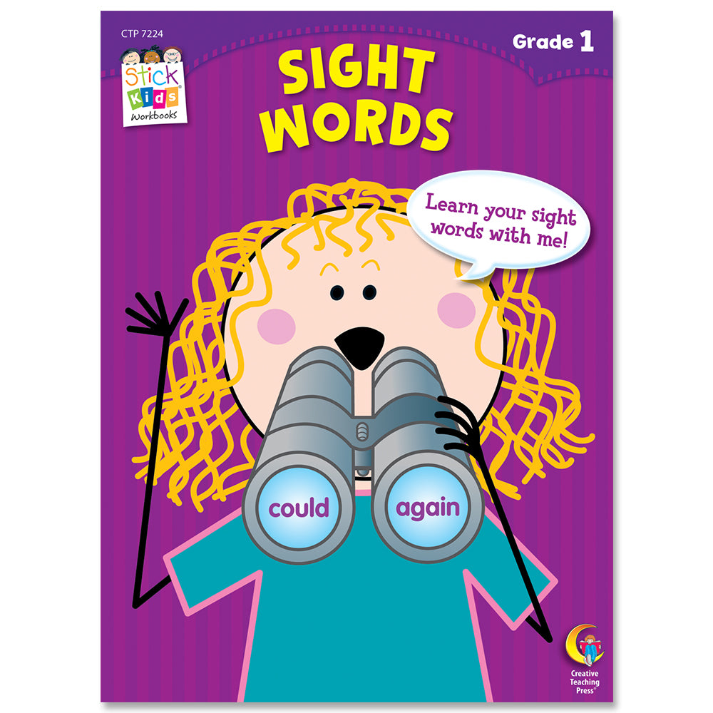 Sight Words Stick Kids Workbook, Grade 1 eBook