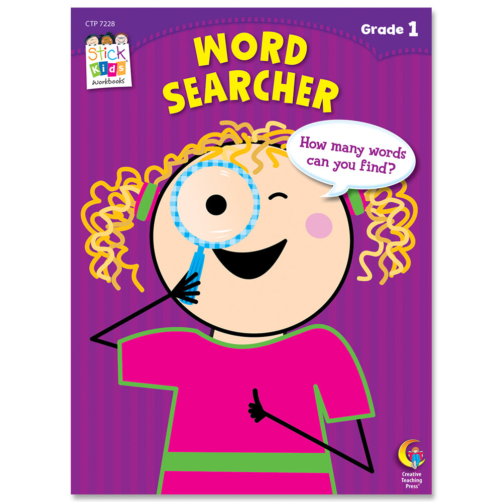 Word Searcher Stick Kids Workbook, Grade 1 eBook