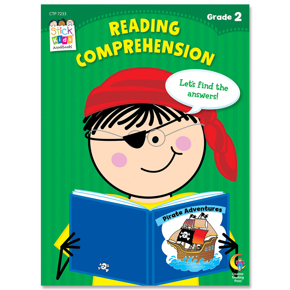 Reading Comprehension Stick Kids Workbook, Grade 2 eBook