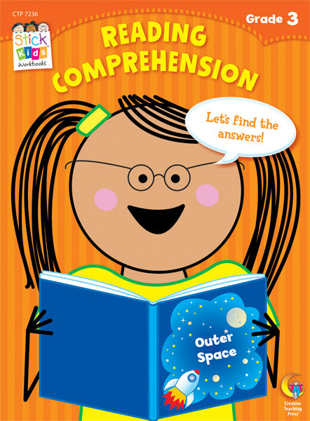 Reading Comprehension Stick Kids Workbook, Grade 3 eBook