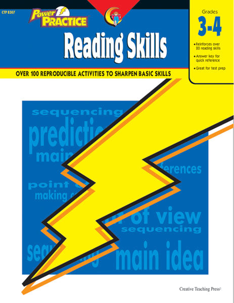 Power Practice: Reading Skills, Gr. 3-4, eBook