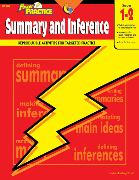 Power Practice: Summary and Inference, Gr. 1-2, Open eBook