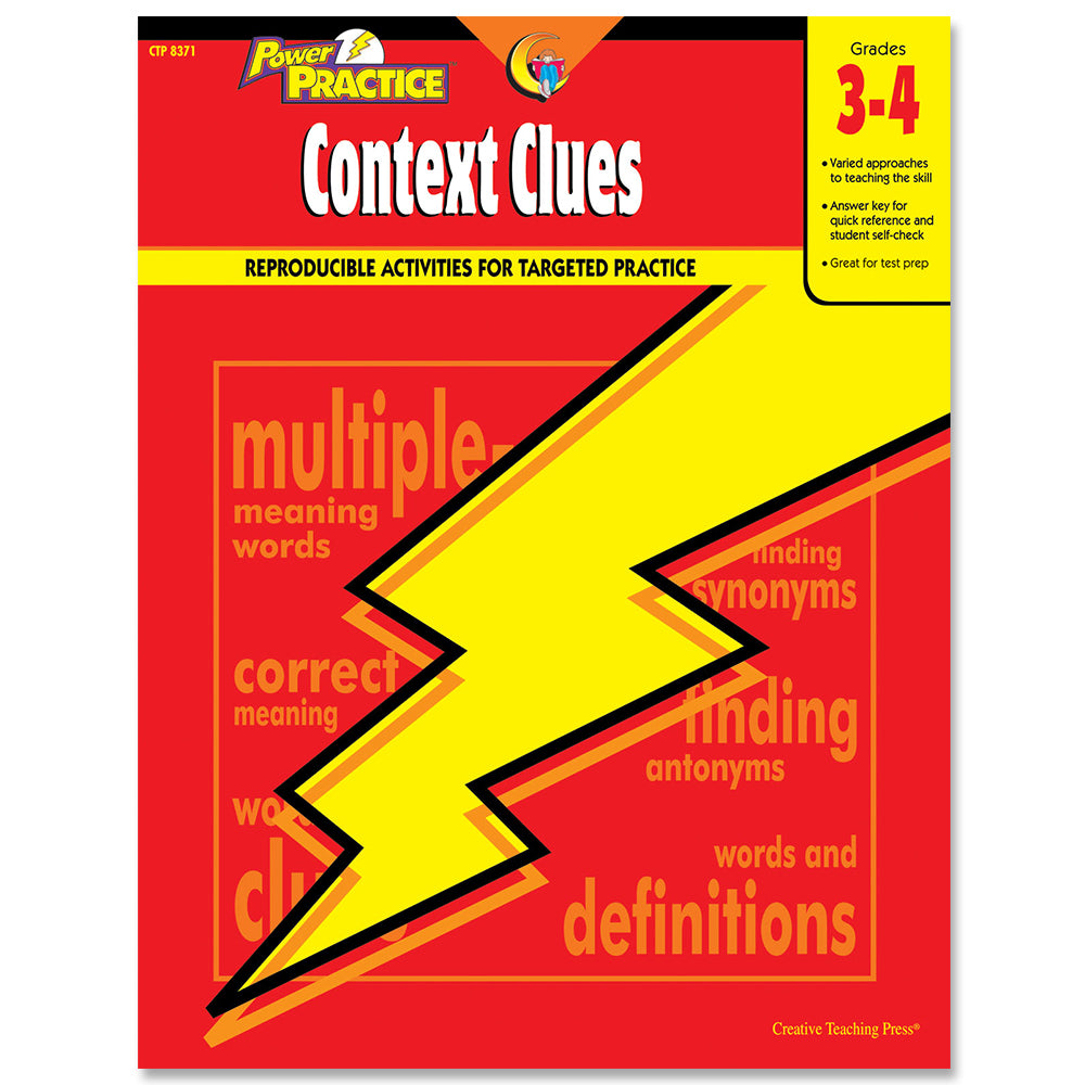 Power Practice: Context Clues, Gr. 3-4, eBook