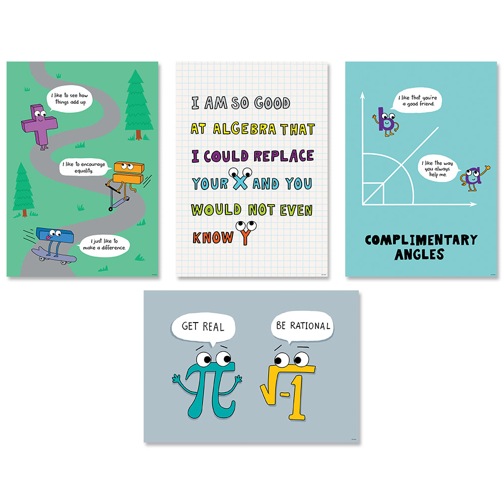 Math So Much Pun! 4-Poster Convenience Pack