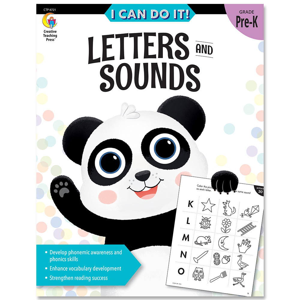 I Can Do It! Letters and Sounds