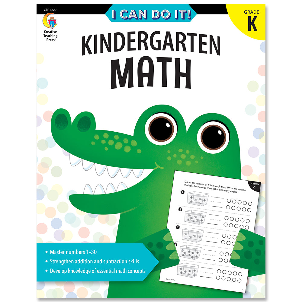 I Can Do It! Kindergarten Math