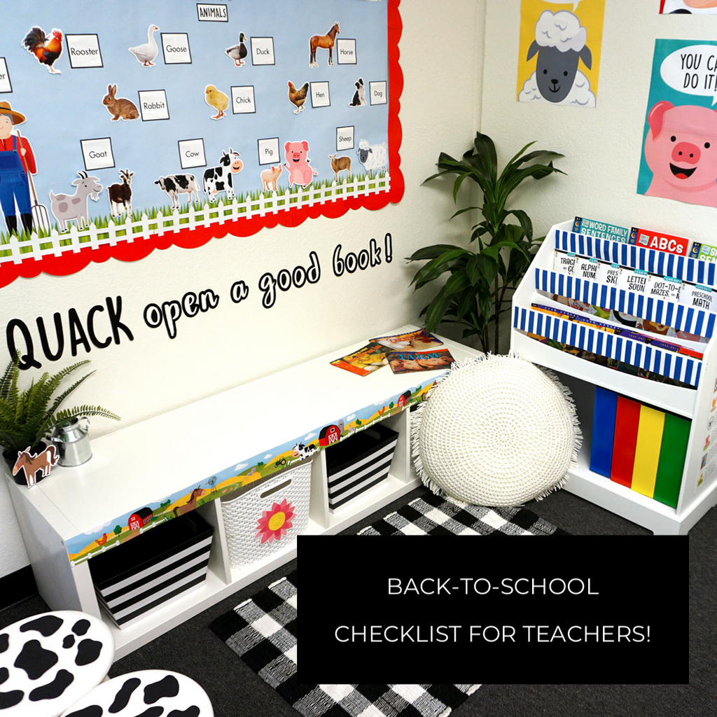 Back-to-School Checklist for Teachers!