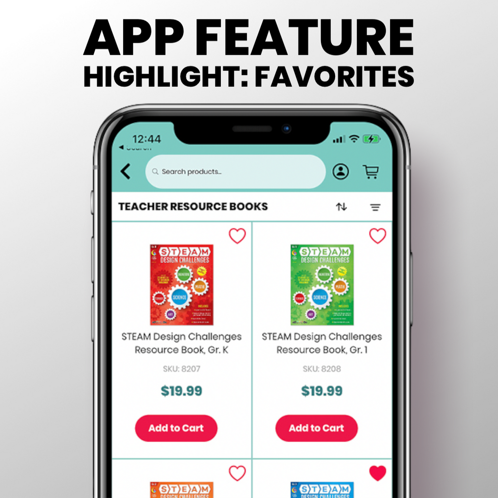 Curated Classroom App Feature Highlight: Favorites