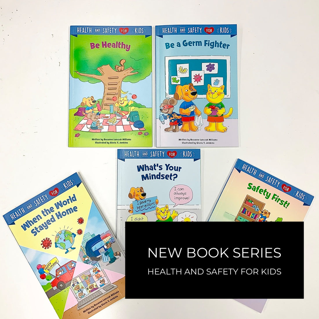 New Book Series: Health & Safety for Kids with Cat and Dog