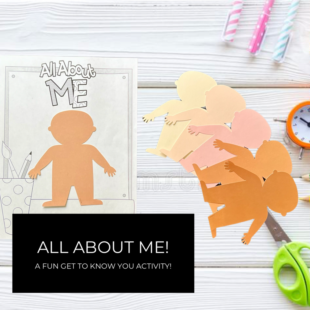All About Me! A fun get to know you activity!