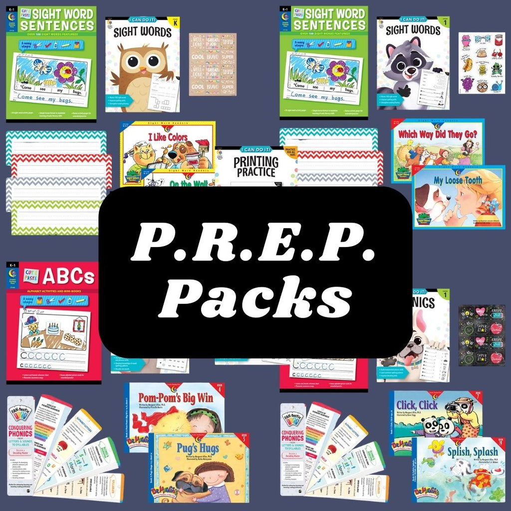 Get Homeschool or Summer Ready With P.R.E.P. Packs!