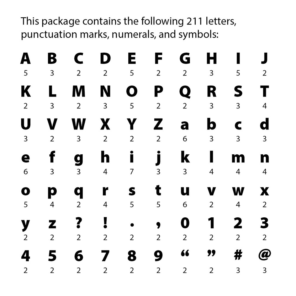 Chalk It Up! Chalkboard 4" Designer Letters