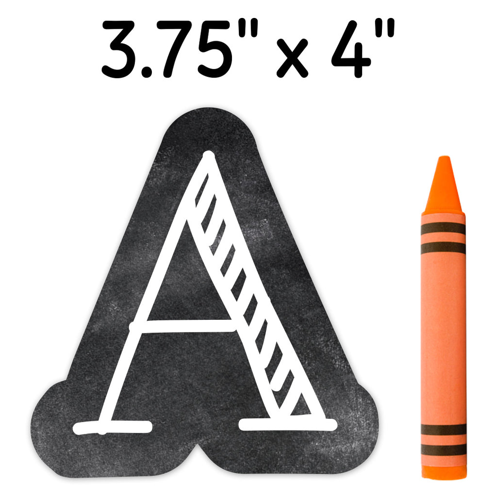 Chalk It Up! Chalkboard 4" Designer Letters