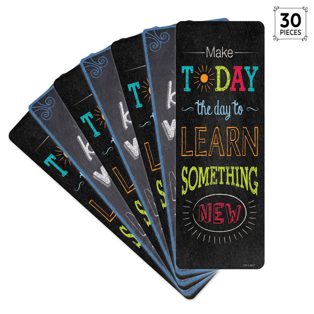 Chalk It Up! Motivational Quotes Bookmarks